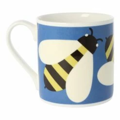 Orla Kiely Busy Bee Blue Large Mug -Campus Gifts Sales qok135c