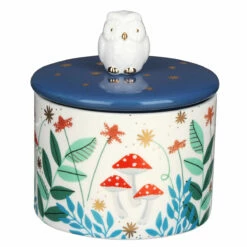 House Of Disaster Secret Garden Owl Jar