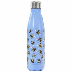 Eco Chic Blue Bumblebees 500ml Thermal Drinks Bottle