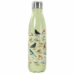 Eco Chic Green Wild Birds 500ml Thermal Drinks Bottle