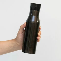 Ted Baker BOTMAN Shiny Black Water Bottle -Campus Gifts Sales ted baker 259724 black botman shiny black water bottle lifestyle