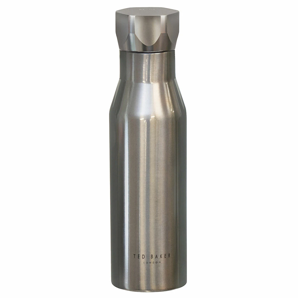 Ted Baker BOTMAN Shiny Silver Water Bottle 4 Ted Baker BOTMAN Shiny Silver Water Bottle - Image 2