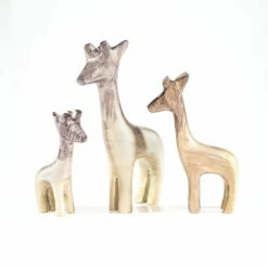 Tilnar Art Aluminark Brushed Silver Large Giraffe -Campus Gifts Sales tilnar art aluminark brushed silver giraffe group