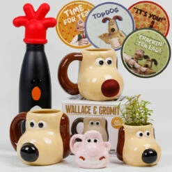 Wallace & Gromit– Gromit Shaped Plant Pot 13 Wallace & Gromit– Gromit Shaped Plant Pot -Campus Gifts Sales wallace and gromit range shot 5