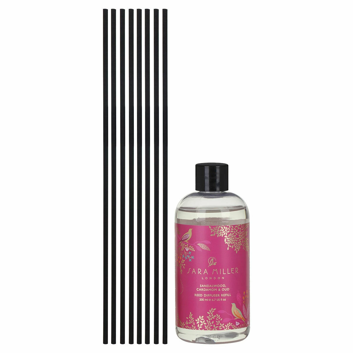 Sara Miller Chelsea Pink Sandalwood, Cardamom And Oud 200ml Reed Diffuser 6 Sara Miller Chelsea Pink Sandalwood, Cardamom And Oud 200ml Reed Diffuser - Image 4