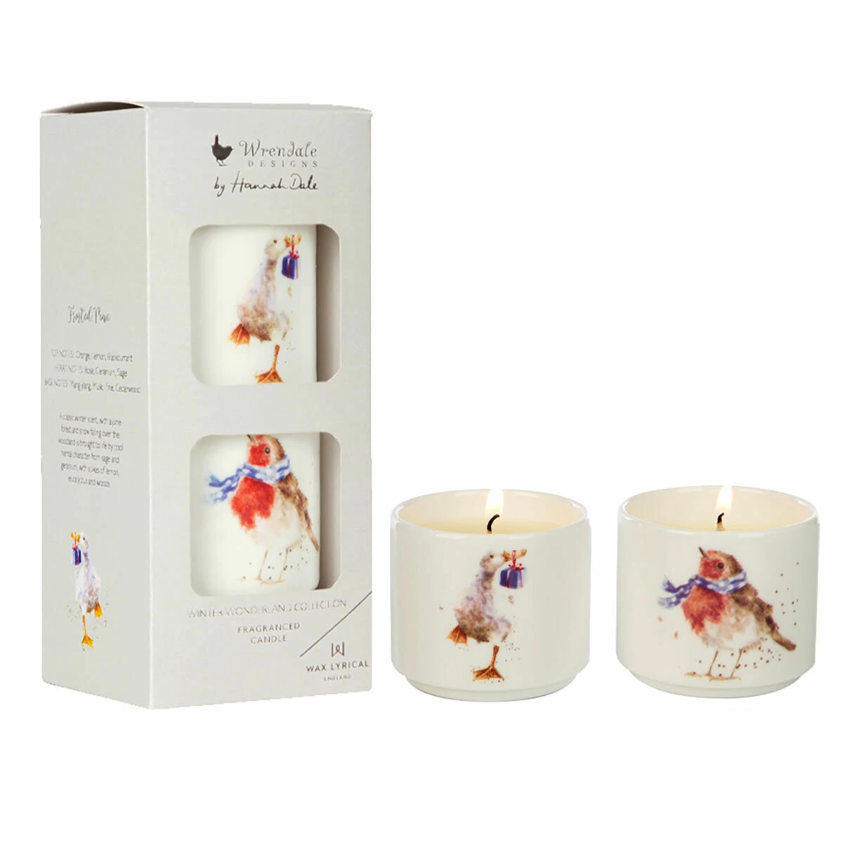 Wrendale Wonderland Mini Set Of 2 Ceramic Candles 3 Wrendale Wonderland Mini Set Of 2 Ceramic Candles