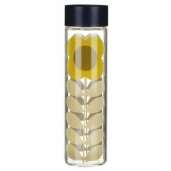 Orla Kiely Daisy Stem Glass Water Bottle