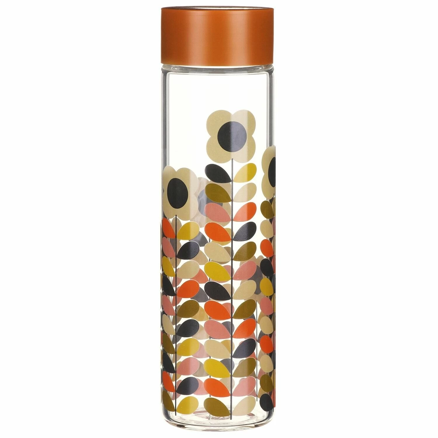 Orla Kiely Multi Stem Glass Water Bottle 3 Orla Kiely Multi Stem Glass Water Bottle