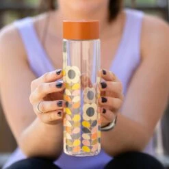 Orla Kiely Multi Stem Glass Water Bottle 8 Orla Kiely Multi Stem Glass Water Bottle -Campus Gifts Sales wild and wolf ok604 orla kiely glass water bottle 3