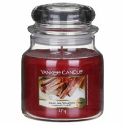 Yankee Candle Sparkling Cinnamon Medium Jar Candle