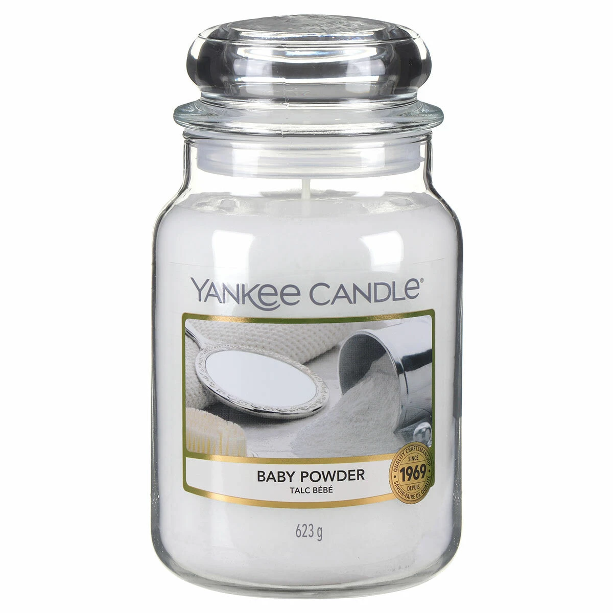 Yankee Candle Baby Powder Large Jar Candle 4 Yankee Candle Baby Powder Large Jar Candle - Image 2