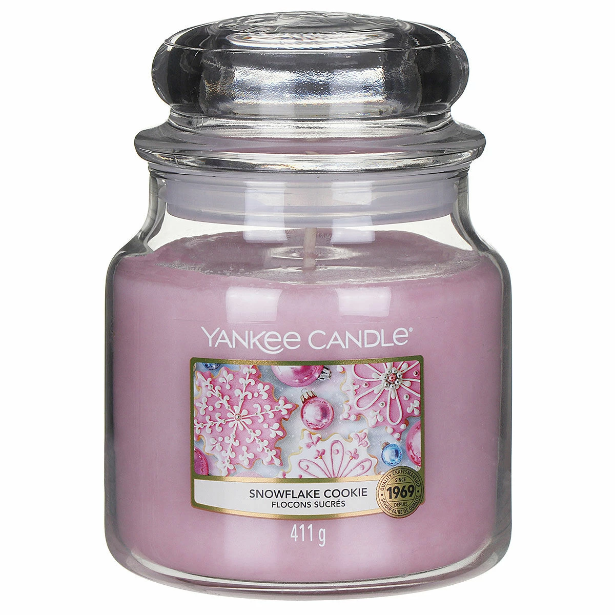 Yankee Candle Snowflake Cookie Medium Jar Candle 4 Yankee Candle Snowflake Cookie Medium Jar Candle - Image 2