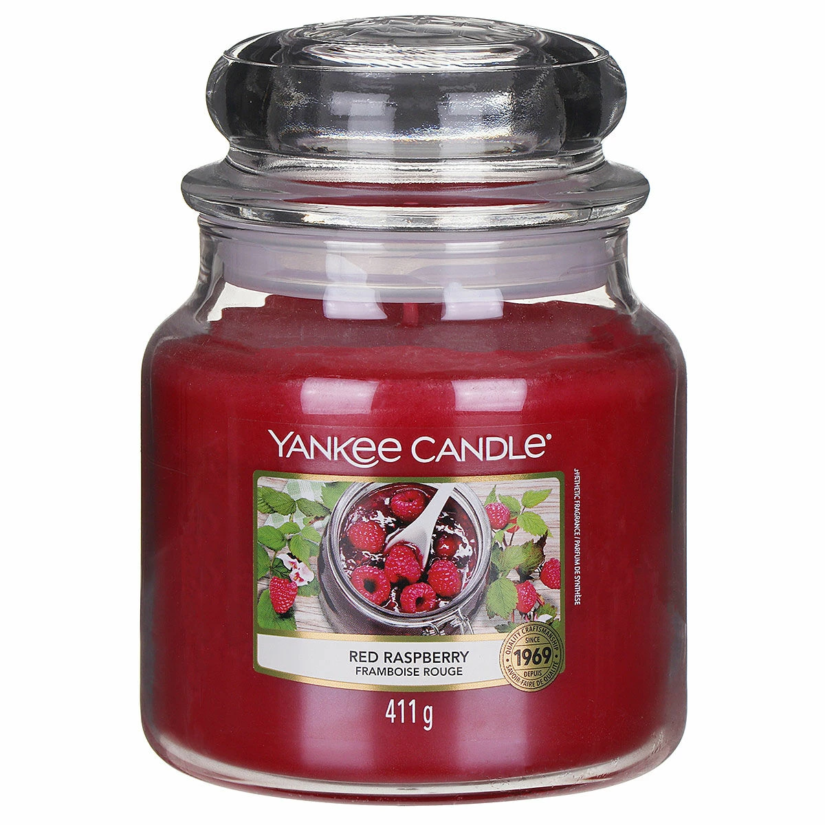 Yankee Candle Red Raspberry Medium Jar Candle 3 Yankee Candle Red Raspberry Medium Jar Candle