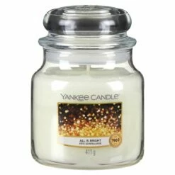 Yankee Candle All Is Bright Medium Jar Candle