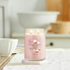 Yankee Candle Pink Sands Signature Large Jar Candle -Campus Gifts Sales yankee candle 1629962e pink sands signature large jar candle lifestyle 1