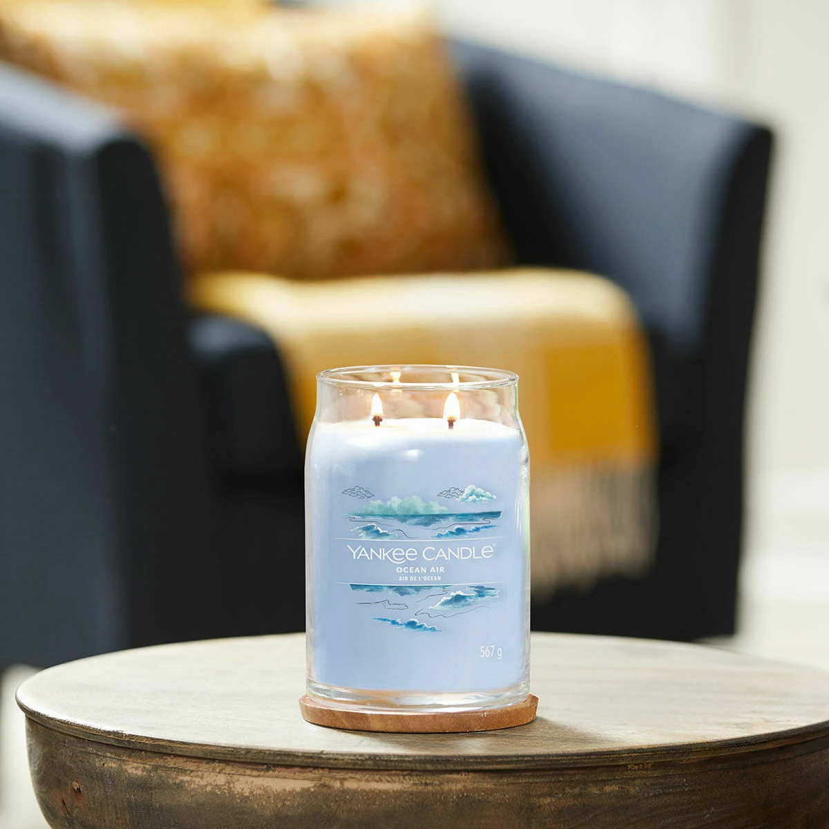 Yankee Candle Ocean Air Signature Large Jar Candle 6 Yankee Candle Ocean Air Signature Large Jar Candle - Image 4