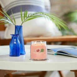 Yankee Candle Tropical Breeze Signature Medium Jar Candle -Campus Gifts Sales yankee candle 1630019e tropical breeze signature medium jar candle lifestyle 1