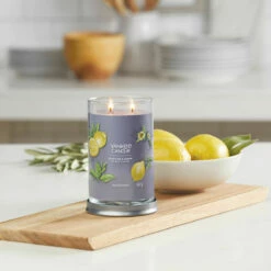 Yankee Candle Black Tea & Lemon Signature Large Tumbler Candle 8 Yankee Candle Black Tea & Lemon Signature Large Tumbler Candle -Campus Gifts Sales yankee candle 1630046e black tea lemon signature large tumbler candle lifestyle 1