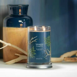 Yankee Candle Bayside Cedar Signature Large Tumbler Candle -Campus Gifts Sales yankee candle 1630048e bayside cedar signature large tumbler candle lifestyle 1