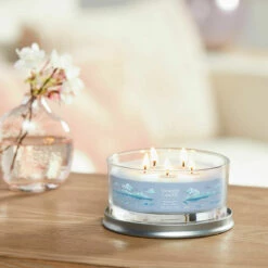 Yankee Candle Ocean Air Signature Multi-Wick Tumbler Candle -Campus Gifts Sales yankee candle 1630086e ocean air signature multi wick tumbler lifestyle 1