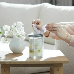 Yankee Candle Clean Cotton Signature Large Tumbler Candle -Campus Gifts Sales yankee candle 1630643e clean cotton signature large tumbler candle lifestyle 1