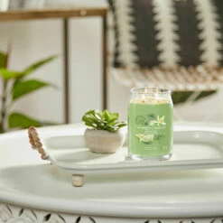 Yankee Candle Vanilla Lime Signature Large Jar Candle -Campus Gifts Sales yankee candle 1630694e vanilla lime signature large jar candle lifestyle 1