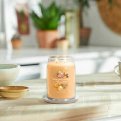 Yankee Candle Mango Ice Cream Signature Large Jar Candle 9 Yankee Candle Mango Ice Cream Signature Large Jar Candle -Campus Gifts Sales yankee candle 1632326e mango ice cream signature large jar candle lifestyle 2