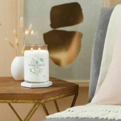 Yankee Candle Baby Powder Signature Large Jar Candle -Campus Gifts Sales yankee candle 1701370e baby powder signature large jar candle lifestyle 1