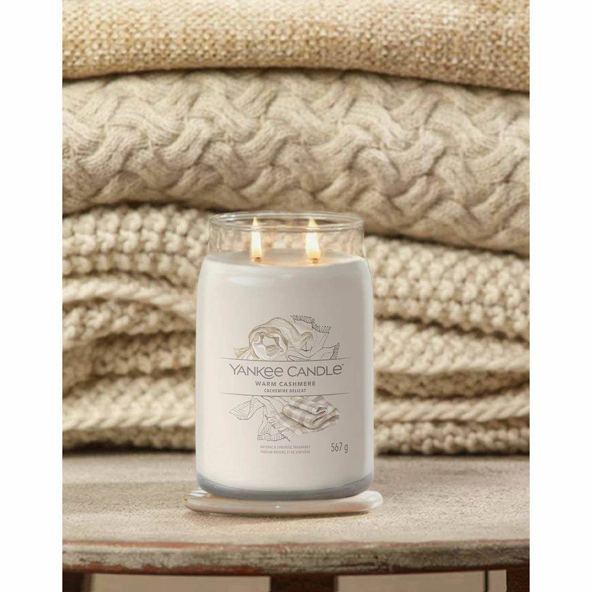 Yankee Candle Warm Cashmere Signature Large Jar Candle 5 Yankee Candle Warm Cashmere Signature Large Jar Candle - Image 3