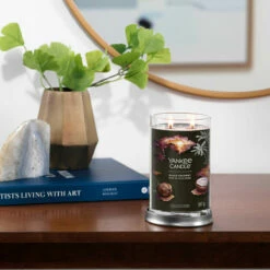 Yankee Candle Black Coconut Signature Large Tumbler Candle -Campus Gifts Sales yankee candle 1724395e black coconut signature large tumbler candle lifestyle 1