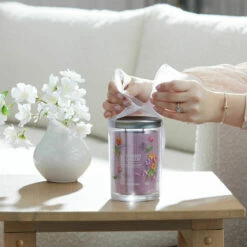 Yankee Candle Hand Tied Blooms Signature Large Tumbler Candle -Campus Gifts Sales yankee candle 1734809e hand tied blooms signature large tumbler candle lifestyle 1