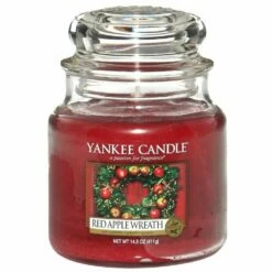 Yankee Candle Red Apple Wreath Medium Jar Candle
