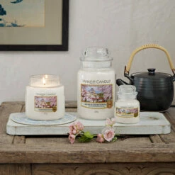 Yankee Candle Sakura Blossom Festival Medium Jar Candle -Campus Gifts Sales yankee candle sakura blossom festival group 1