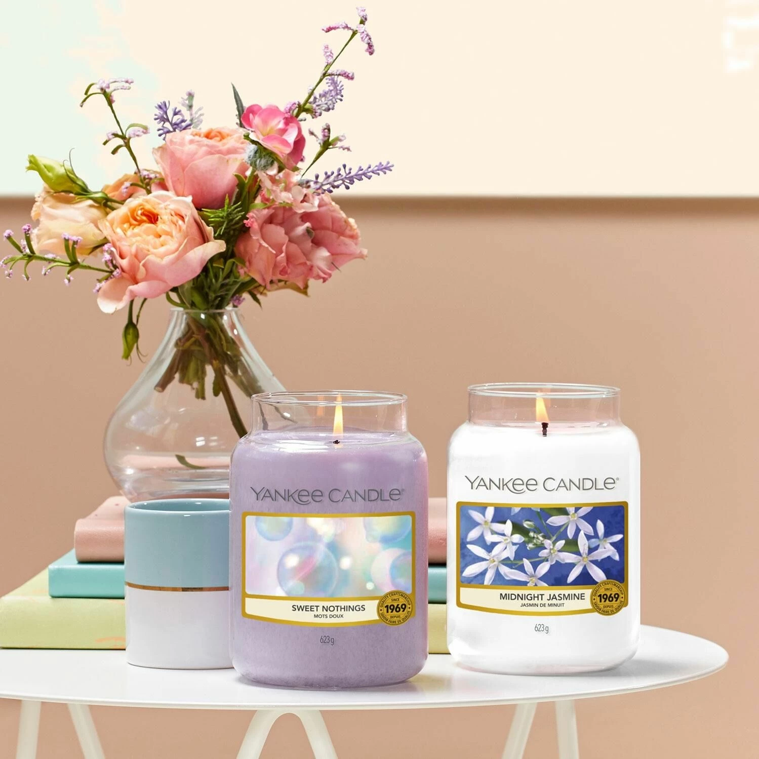 Yankee Candle Midnight Jasmine Large Jar Candle 5 Yankee Candle Midnight Jasmine Large Jar Candle - Image 3